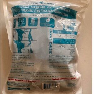 Inspire Male Dog Incontinence Briefs - Blue